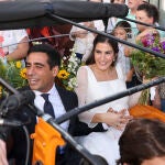 Boda de Alberto Herrera, hijo de Carlos Herrera y Mariló Montero, y Blanca Llandres Parejo 
