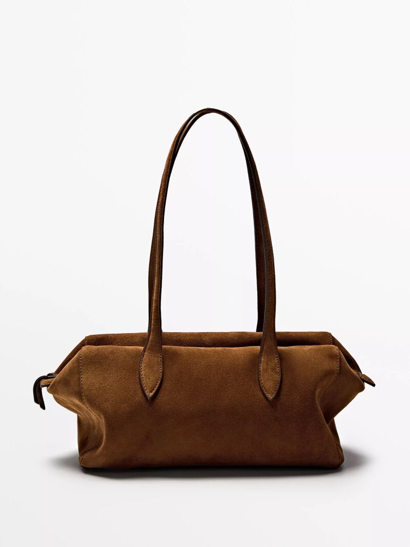 Bolso de serraje.