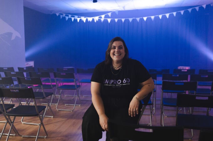 La actriz y locutora palentina Natalia San Millán transforma desde hace casi cuatro años un local en el corazón cultural de la ciudad