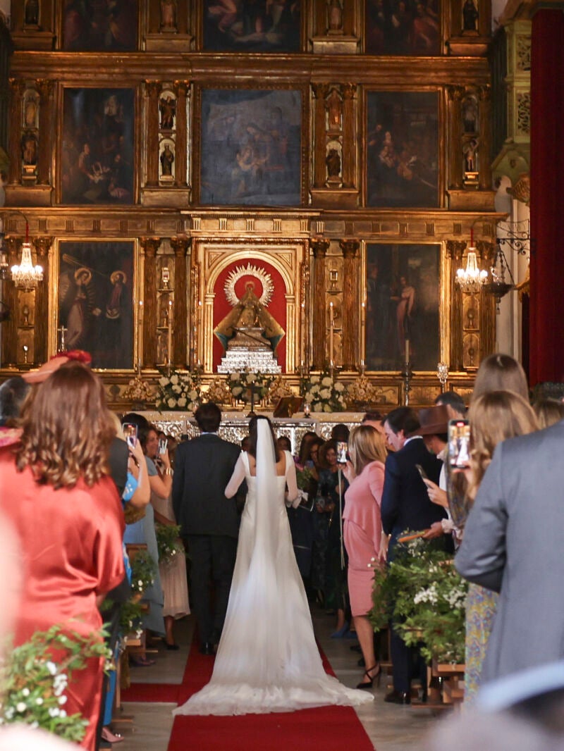 Boda de Alberto Herrera, hijo de Carlos Herrera y Mariló Montero, y Blanca Llandres Parejo