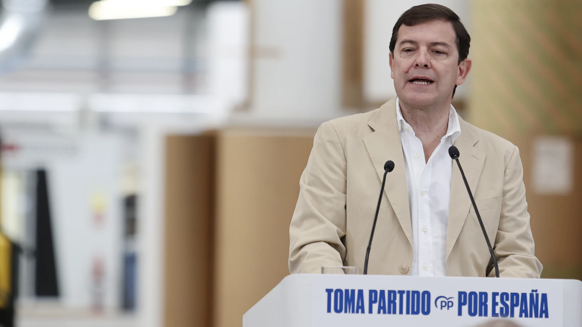 Fernández Mañueco en el acto celebrado en Soria