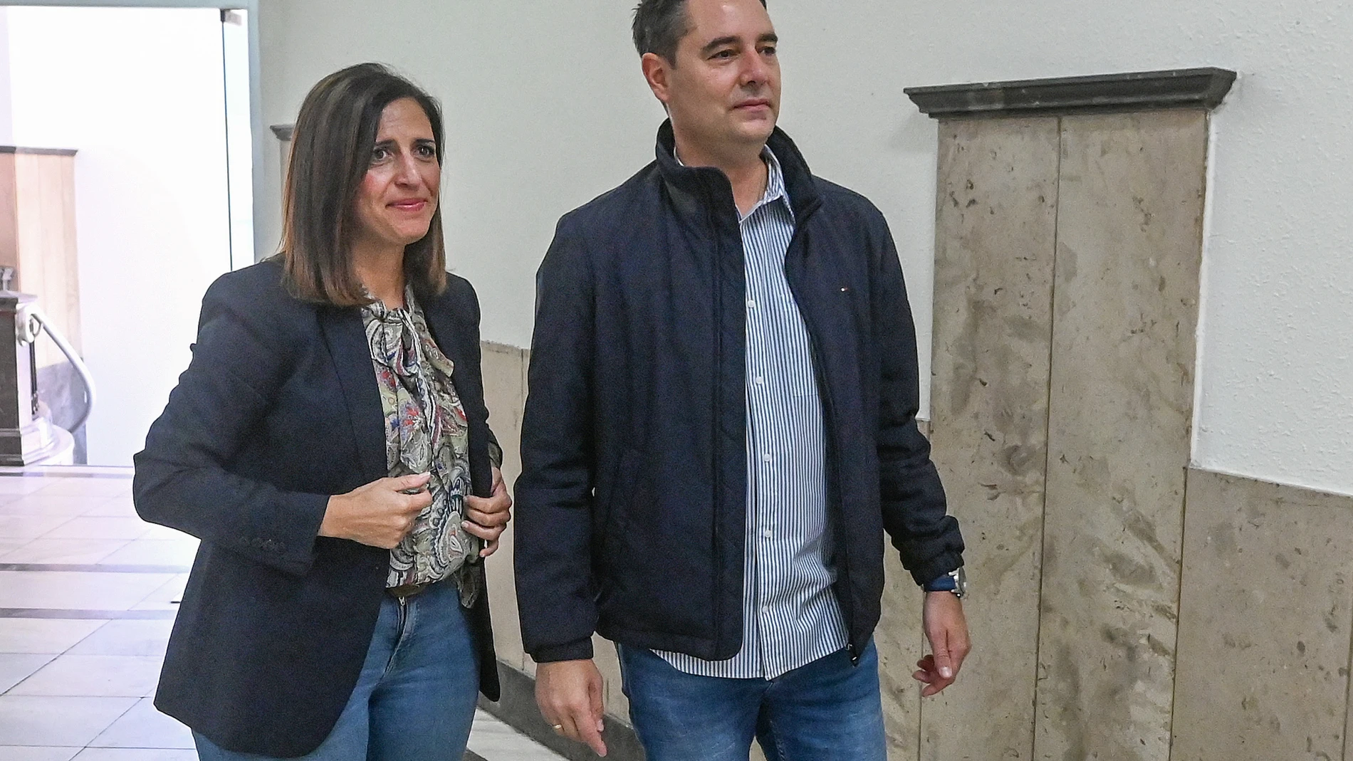 Daniel de la Rosa junto con la diputada nacional Esther Peña