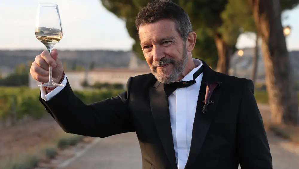 Antonio Banderas brinda por la felicidad de su hija y desvela detalles de la boda