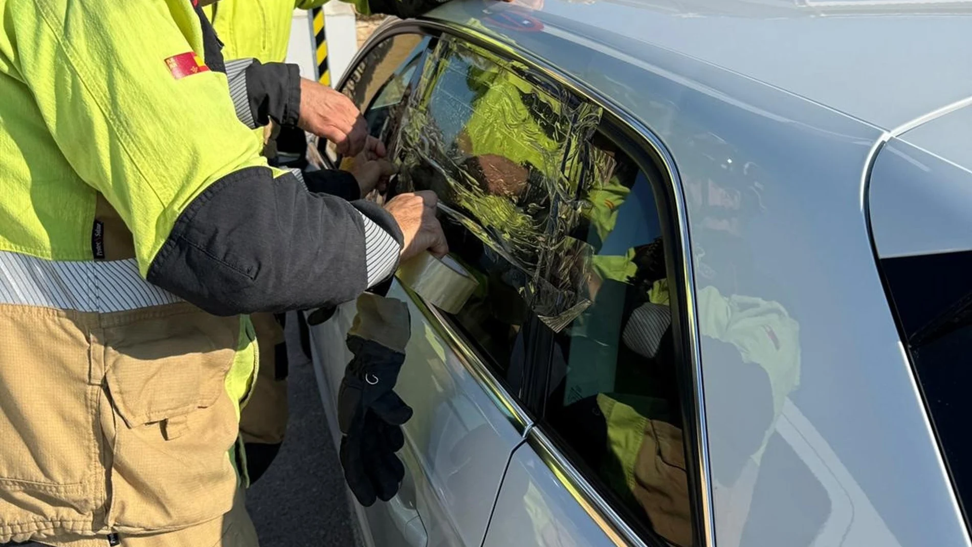 MURCIA.-Sucesos.- Rescatan en buen estado a una niña de un año encerrada en un turismo en Archena