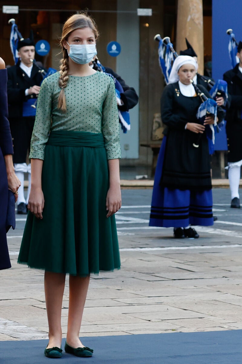 La Infanta Sofía en los Premios Princesa de Asturias 2020.