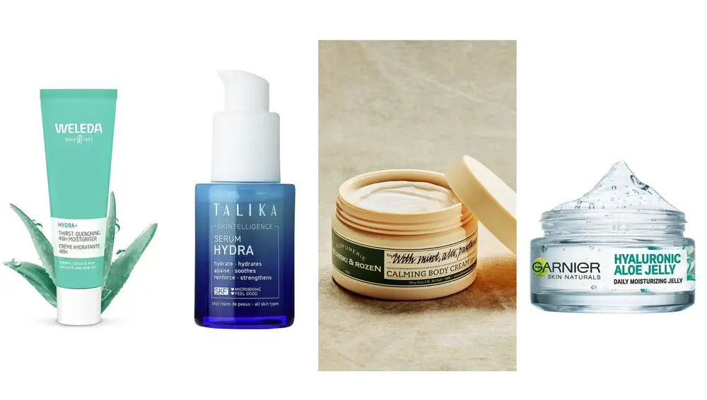Productos cosméticos con aloe