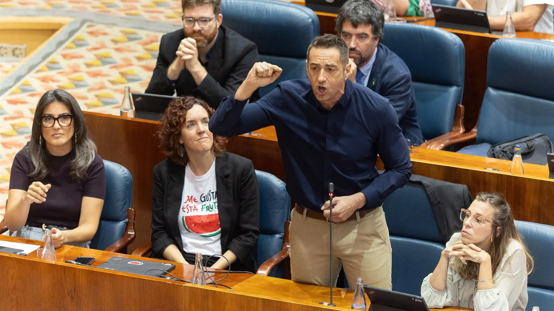 MADRID.-Emilio Delgado emerge "a destiempo" en un Más Madrid que mantiene la incógnita de García: "Esto no viene a cuento"