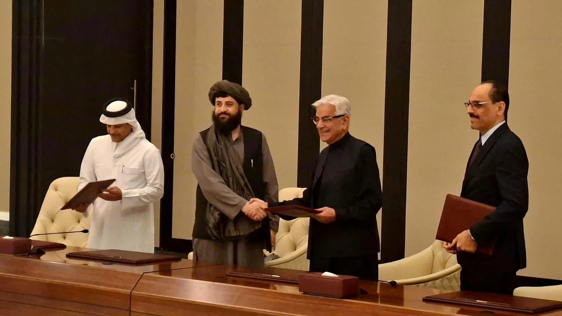 Afganistán/Pakistán.- AMP.- Afganistán y Pakistán cierran un alto el fuego "inmediato" tras negociaciones en Doha