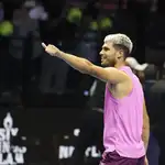 Alcaraz y Sinner se midieron en la final del "Six Kings Slam"