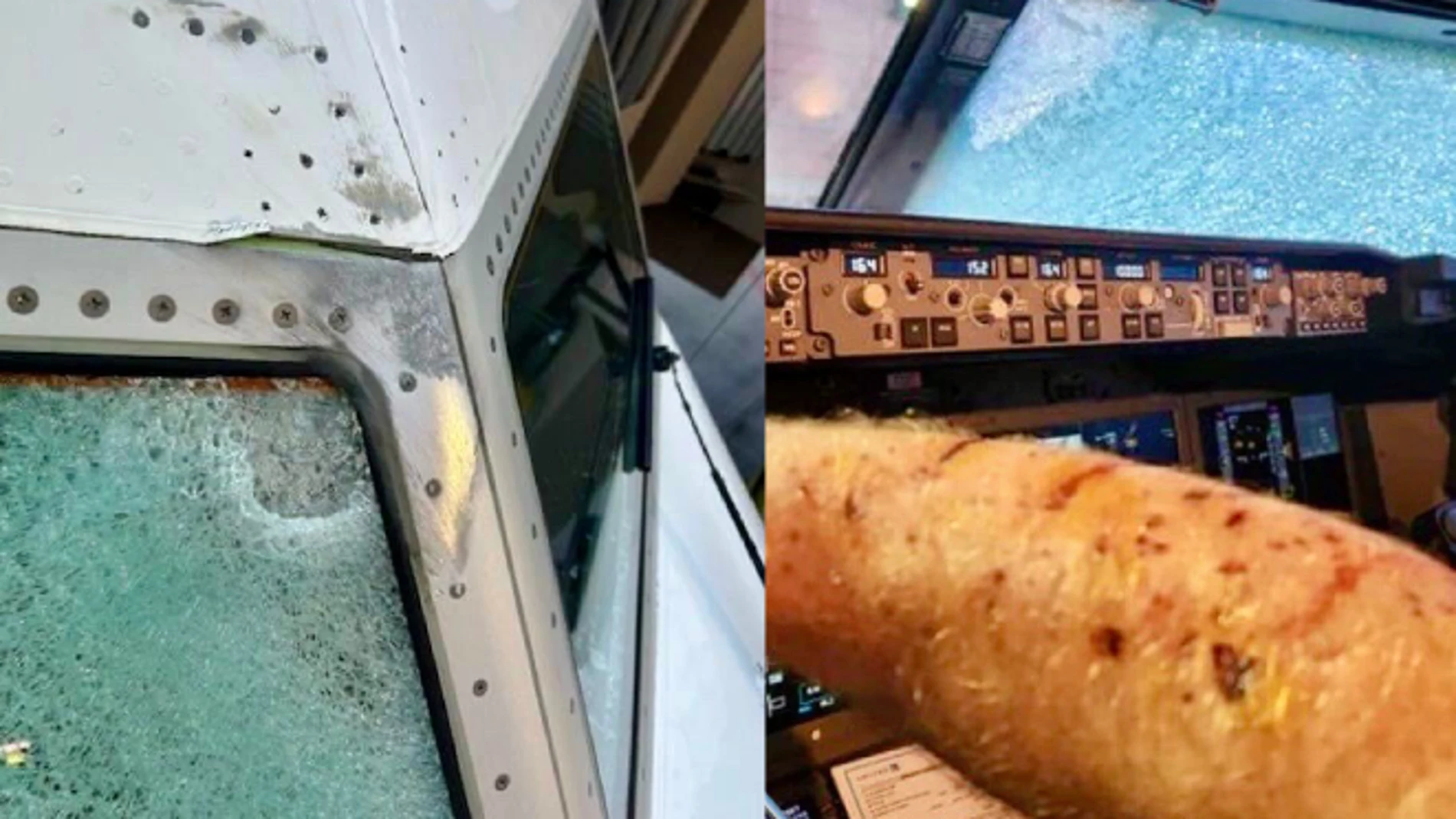 Un trozo de 'basura espacial' impacta en un Boeing 737 en pleno vuelo y hiere levemente al piloto.