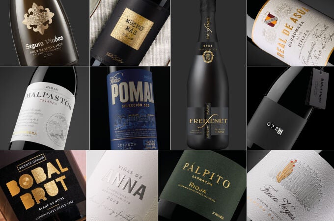 Algunas de las etiquetas que llevan la firma Argraf 