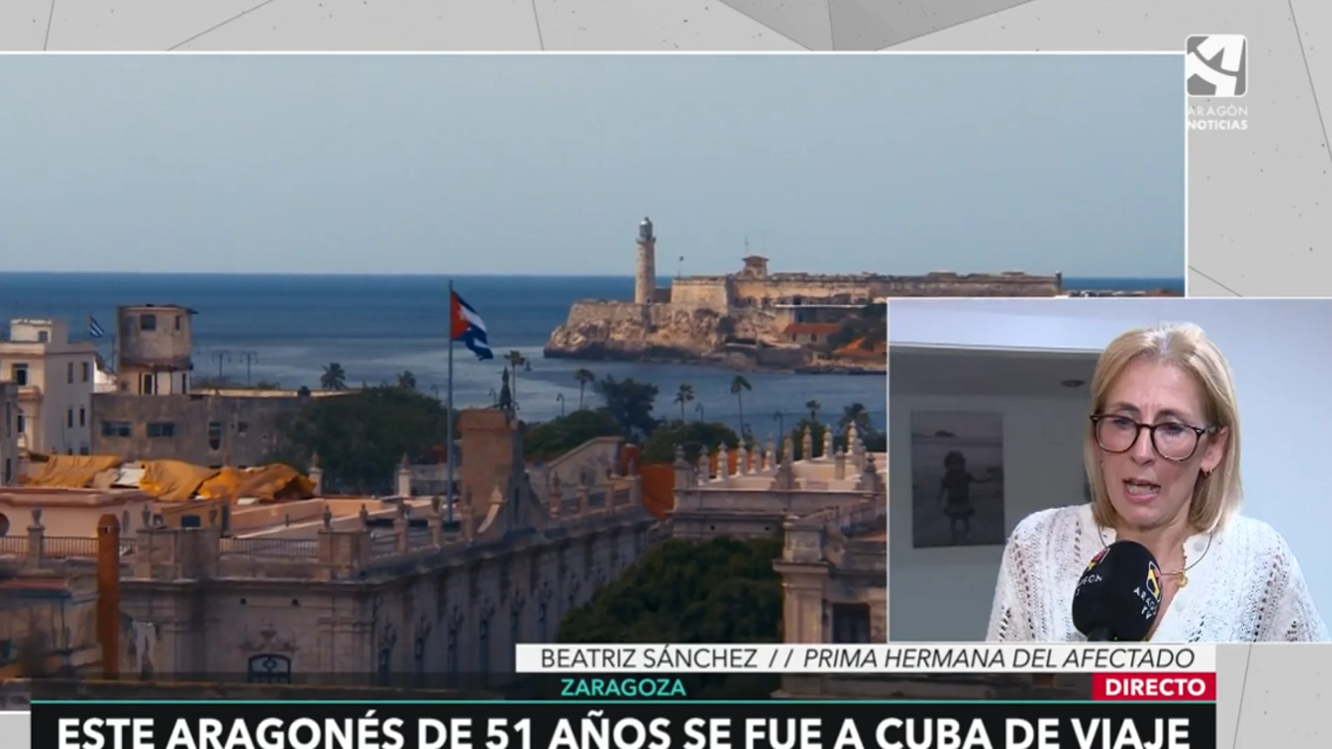 Intervención de una prima de Pedro Bernad en televisión