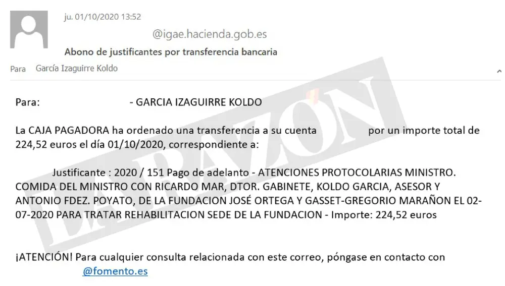 Transferencia bancaria Koldo Fundación