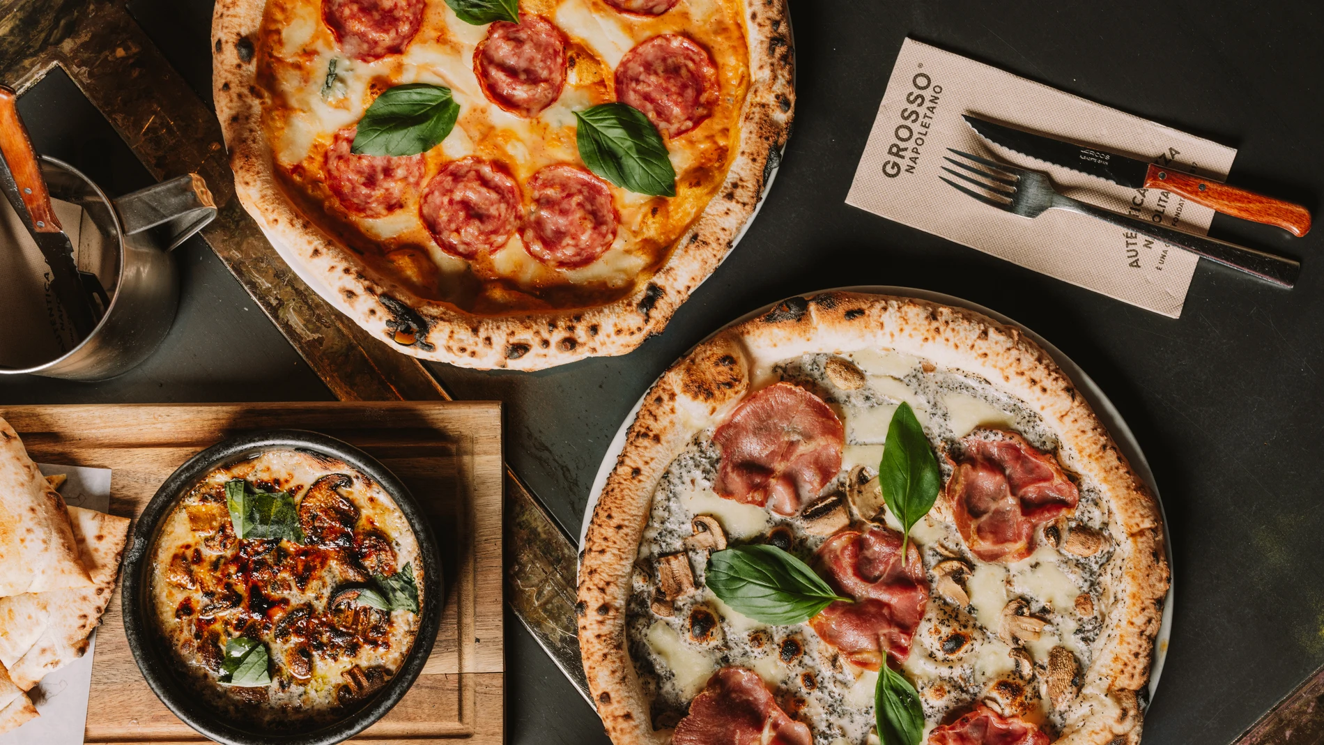 Pizzas con trufa blanca y de calabaza: nueva carta de Grosso Napoletano