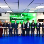 Foto de familia de los V Premios Sostenibilidad y Medioambiente de LA RAZ&Oacute;N