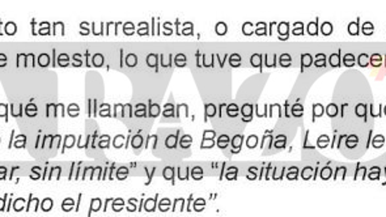 La denuncia del fiscal Stampa tras verse con la "fontanera": "El presidente dio orden de limpiar, caiga quien caiga