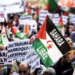 Protesta en favor del Sahara