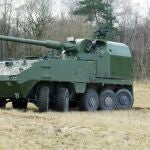 El nuevo ob&uacute;s autopropulsado sobre plataforma Piranha 10x10 (GDELS)