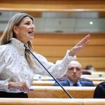 El PP se burla de un error de Yolanda Díaz en el Senado al decir que "hay Gobierno de corrupción para rato"