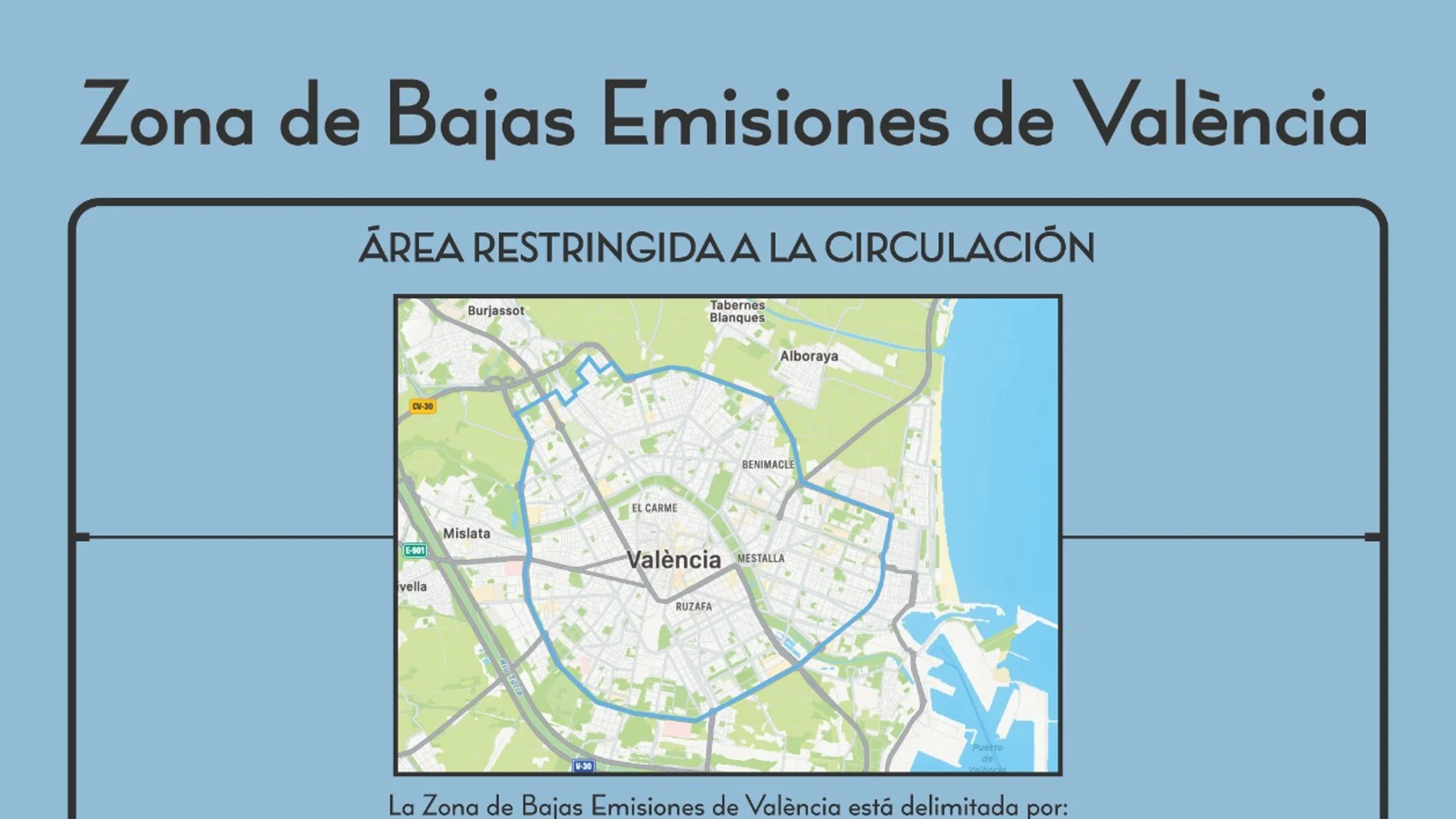 Valencia aprueba definitivamente la Zona de Bajas Emisiones