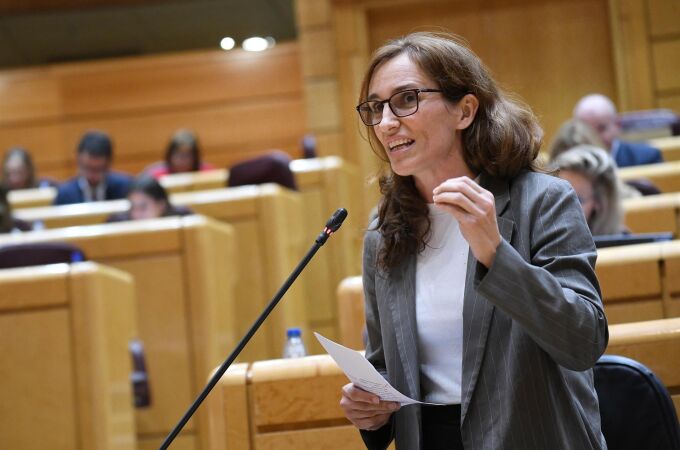 La ministra de Sanidad, Mónica García