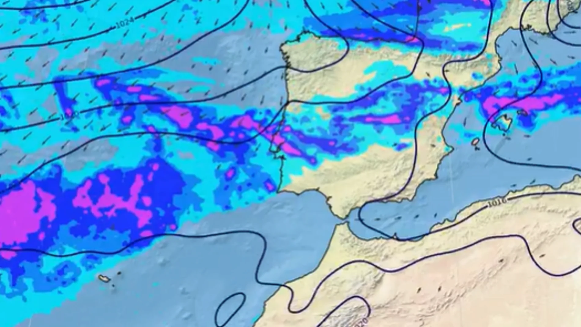 Predicción semanal de la AEMET