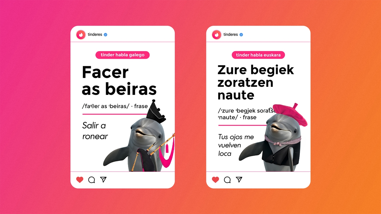 Tinder también habla en gallego y vasco