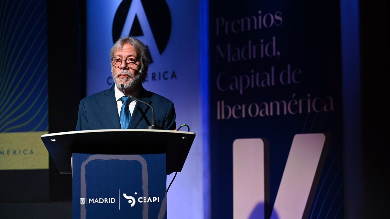 Luis Amodio, presidente de OHLA, premiado en la categoría de Iniciativa Empresarial en los Premios Madrid, Capital de Iberoamérica