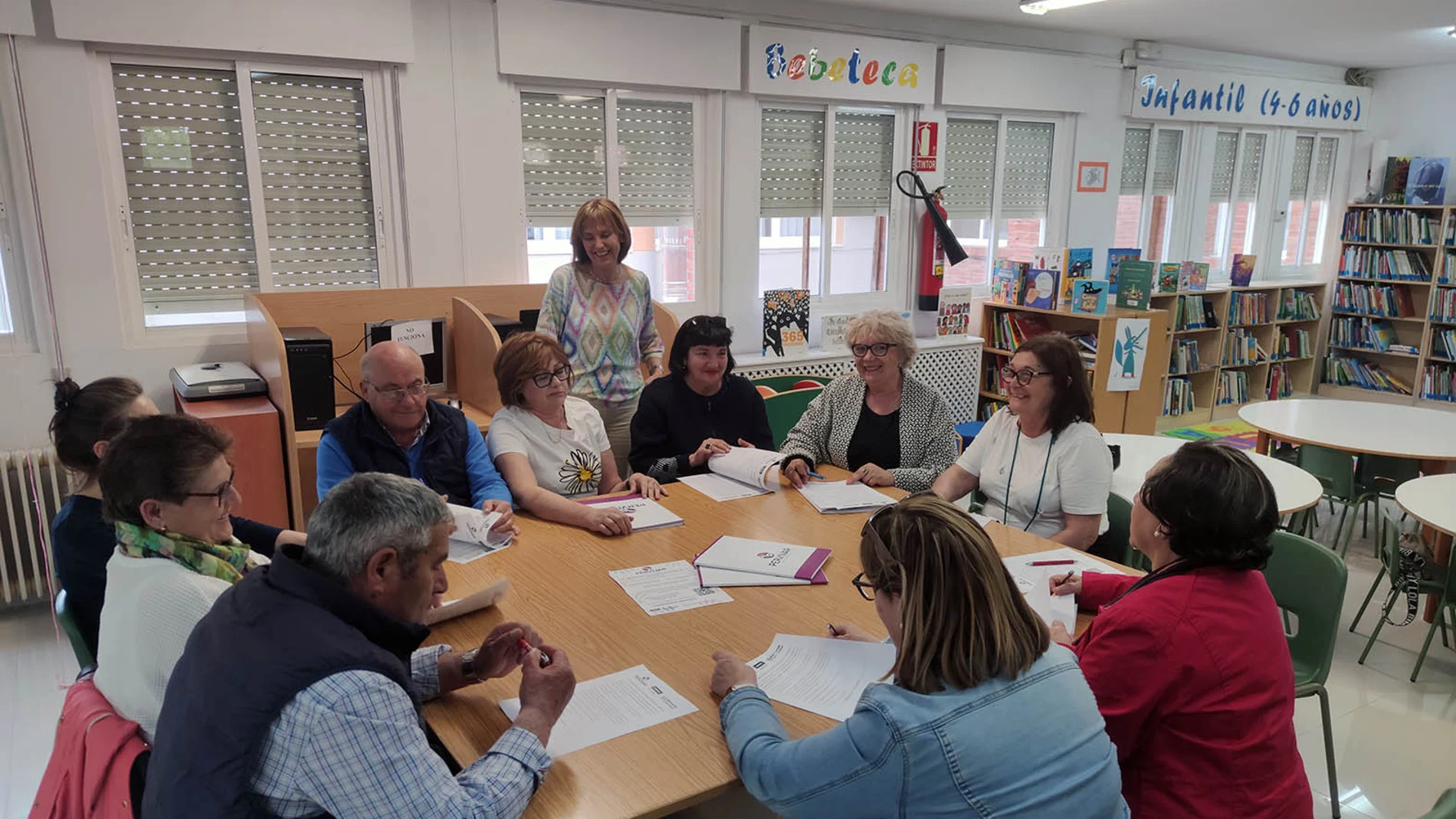 Entrevista para la recopilación de datos en el municipio de Alaejos