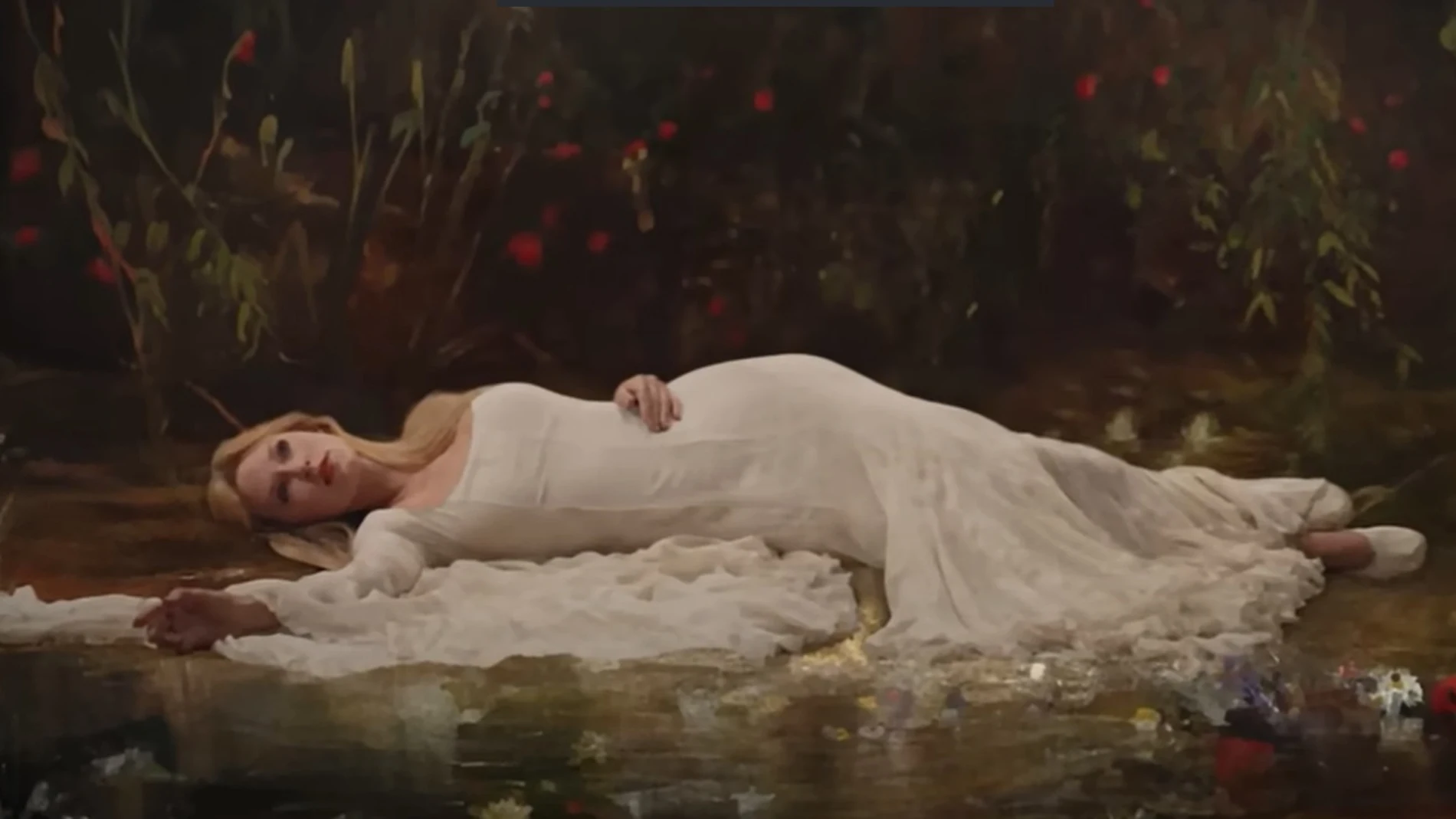 Taylor Swift en el videoclip de 'The Fate of Ophelia'