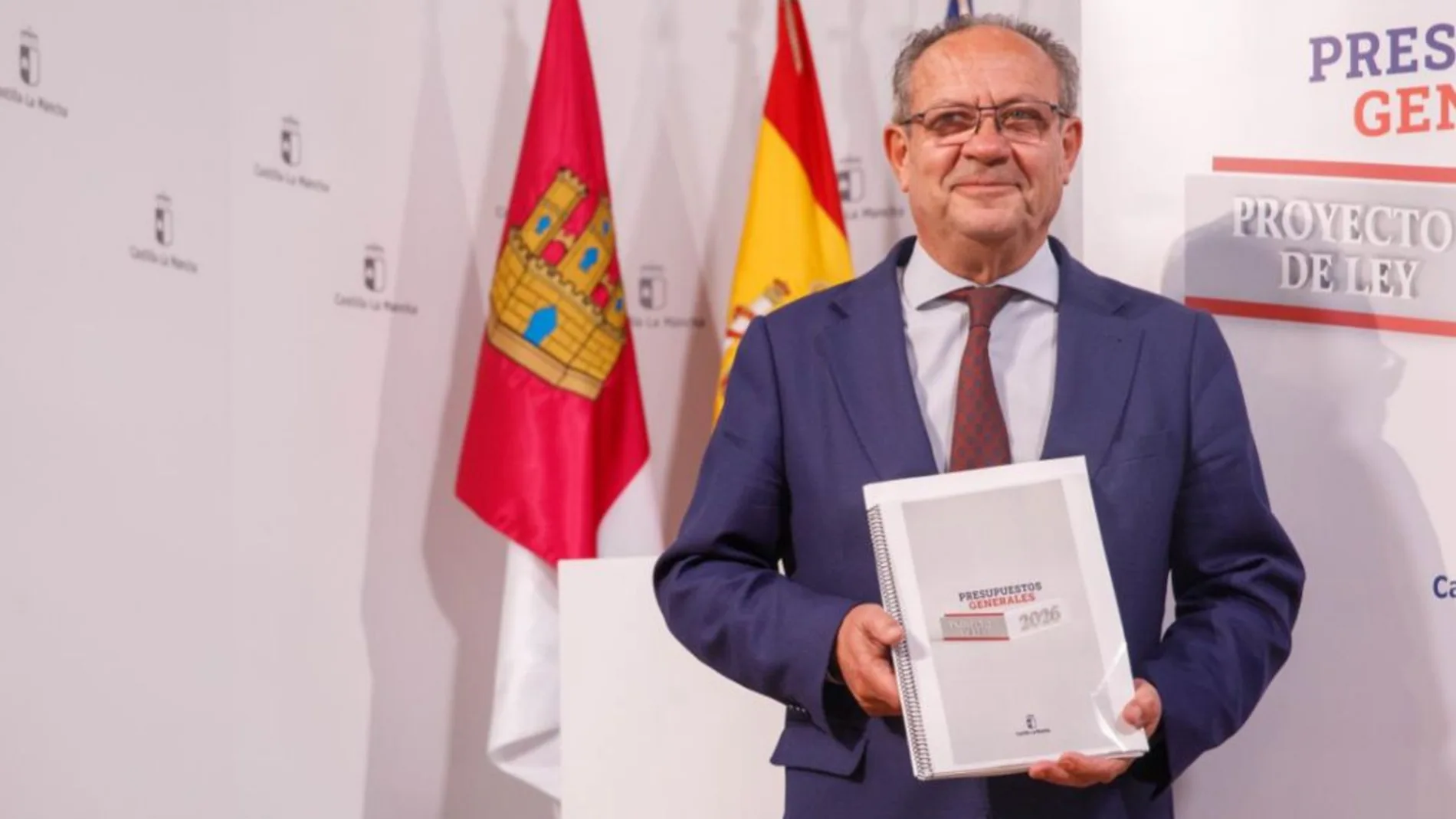 El consejero de Hacienda, Administraciones Públicas y Transformación Digital, Juan Alfonso Ruiz Molina