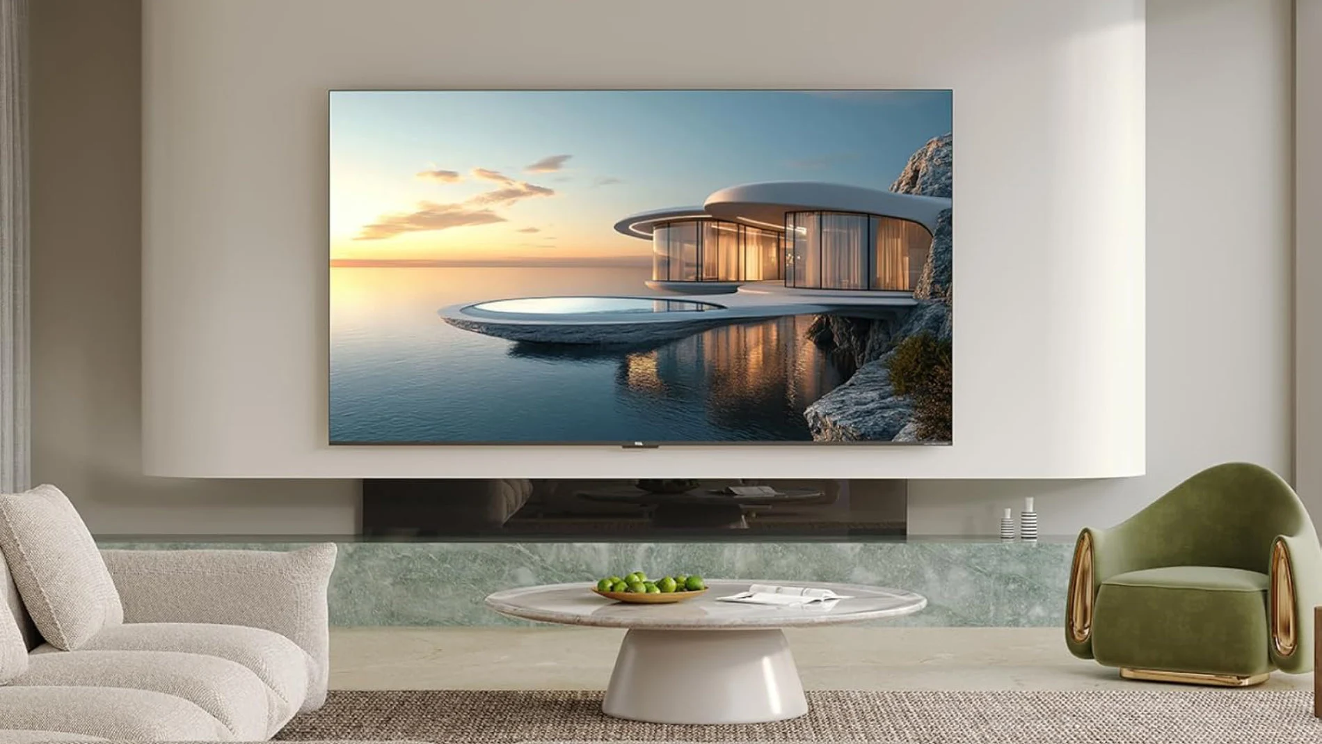 El televisor TCL 65Q7C tiene un diseño elegante y moderno