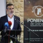 El consejero de Agricultura, Pesca, Agua y Desarrollo Rural, Ramón Fernández-Pacheco, asiste a la apertura de la campaña de aceituna 2025/26 de la Denominación de Origen Protegido Poniente de Granada. El consejero de Agricultura, Pesca, Agua y Desarrollo Rural, Ramón Fernández-Pacheco, asiste a la apertura de la campaña de aceituna 2025/26 de la Denominación de Origen Protegido Poniente de Granada.