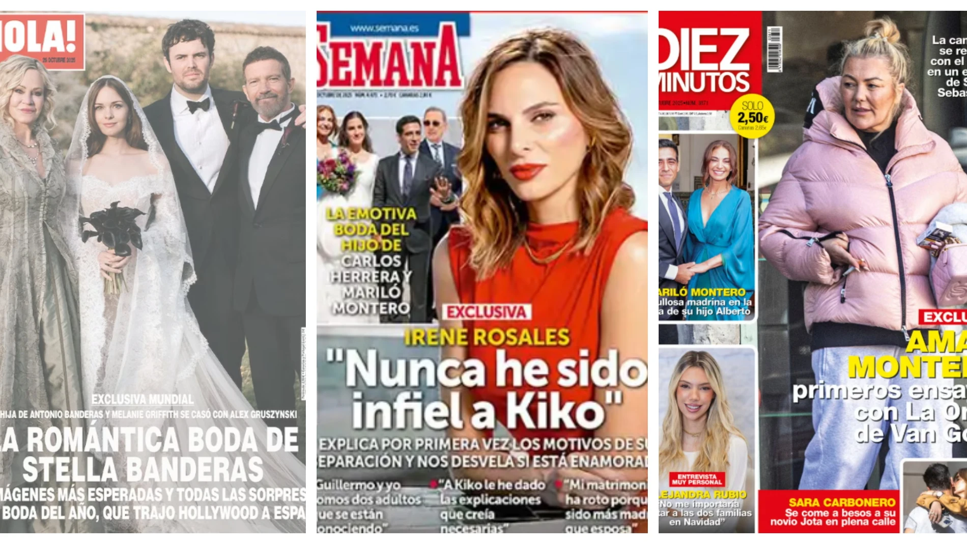 Portadas revistas del corazón 22 de octubre de 2025