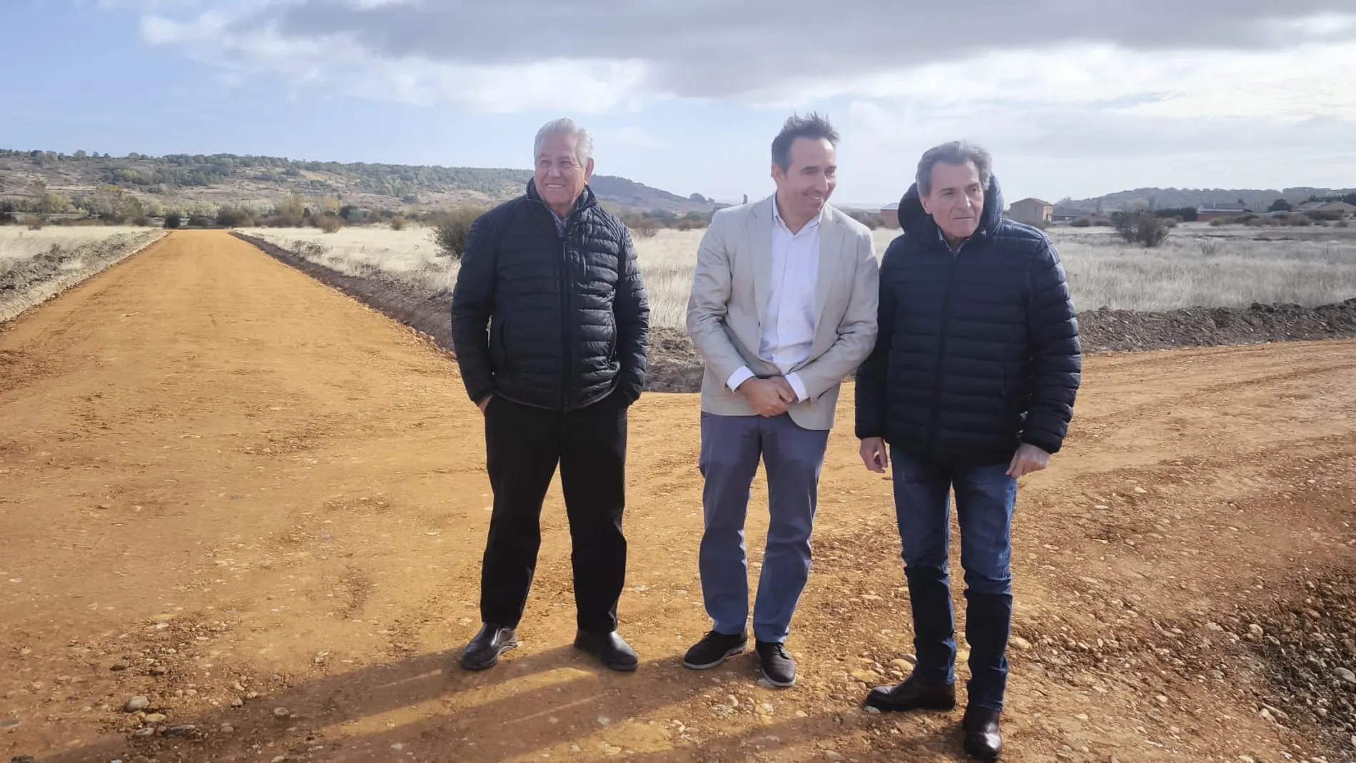 El director general de Desarrollo Rural, Jorge Izquierdo, visita las obras