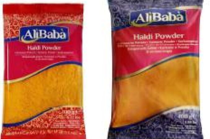 Cúrcuma en polvo Haldi Powder de la marca Ali Babá