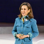 Ana Botín, durante su discurso en la conferencia de 2024.