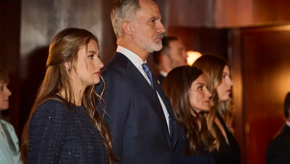 En la víspera de la ceremonia de entrega de los Premios Princesa de Asturias 2025, Sus Majestades los Reyes,