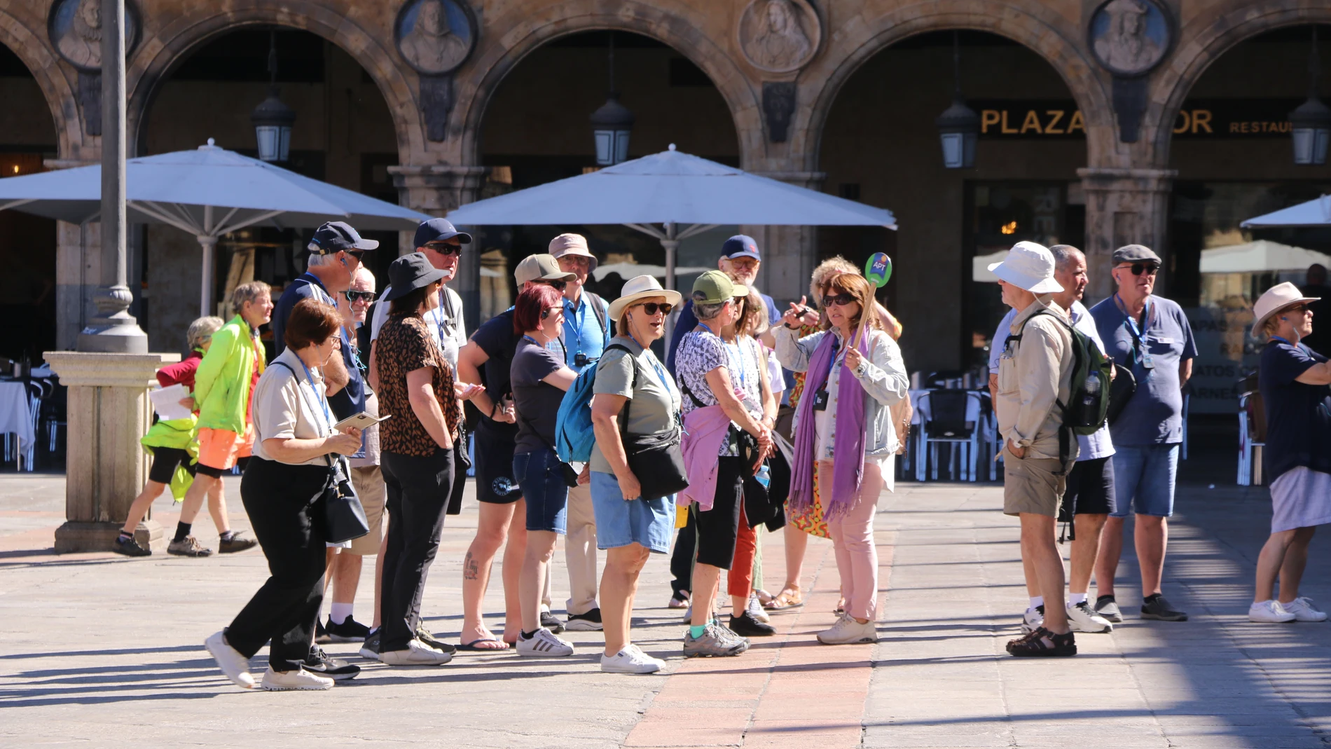 Turistas visitan Salamanca