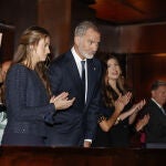 La Princesa Leonor apuesta por el azul noche.