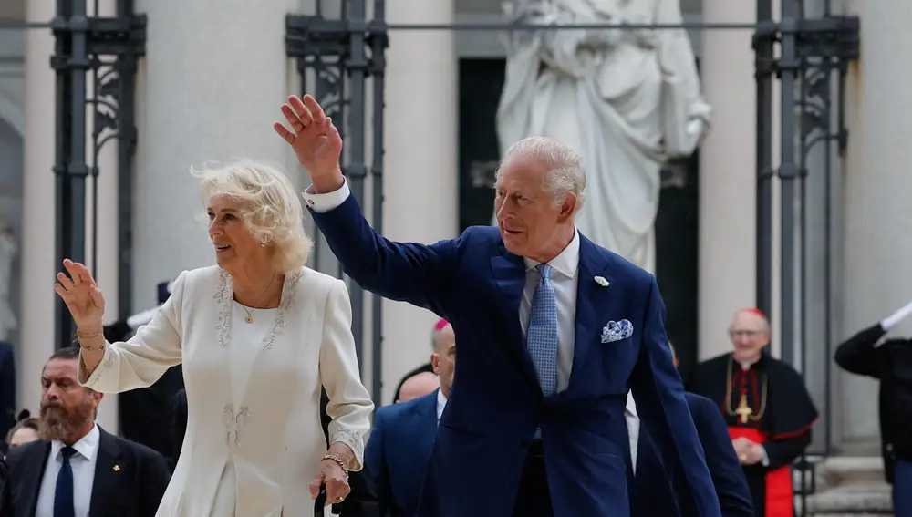 Britain's King Charles and Queen Camilla on state visit to Vatican