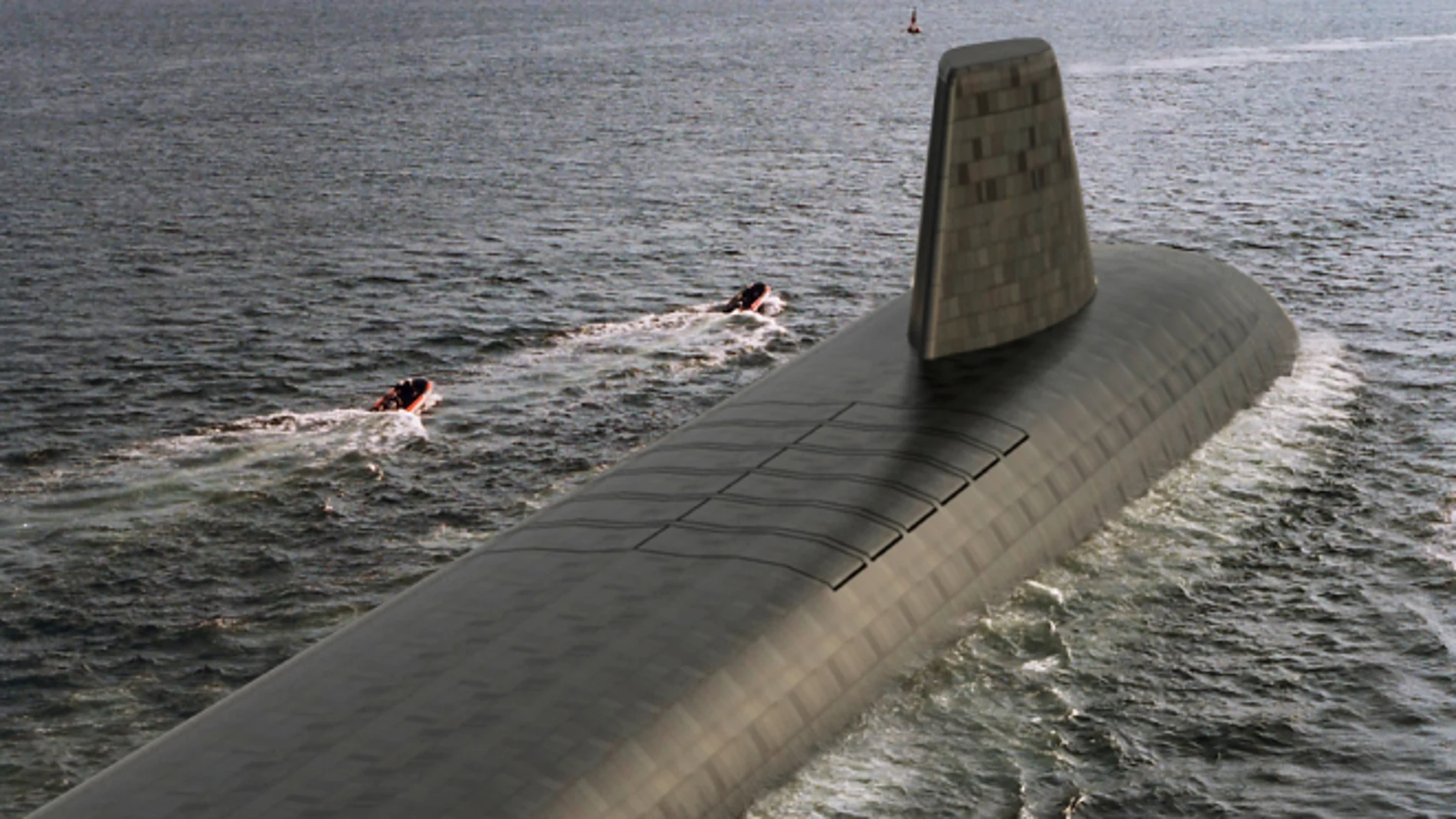 Recreación de un submarino clase Dreadnought.