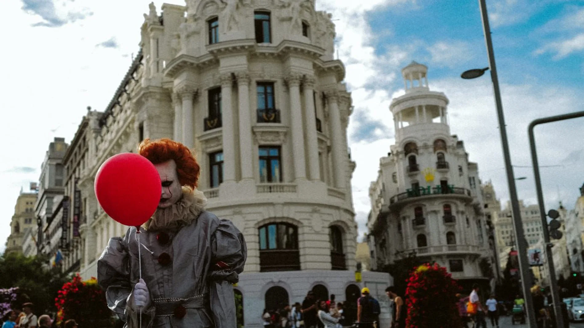 El aterrador payaso Pennywise se ha dejado ver por Madrid