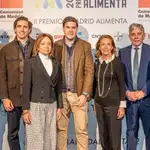De izquierda a derecha: Jacobo Moreno, Borja Sánchez-Cabezudo, M. Carmen Moreno, Rodrigo Álvarez de Lara, Olga Moreno, Julio Moreno y Carlos Arévalo. M. Carmen, Olga y Julio pertenecen a la tercera generación y el resto, a la cuarta.