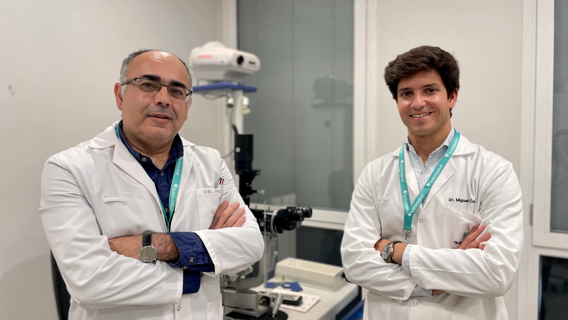Los doctores Antonio Uceda y Miguel Contreras