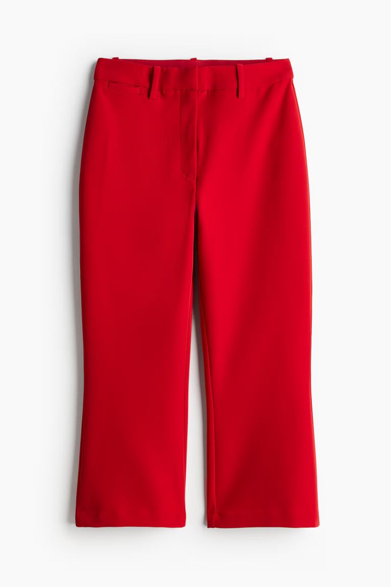 Pantalón capri de vestir.
