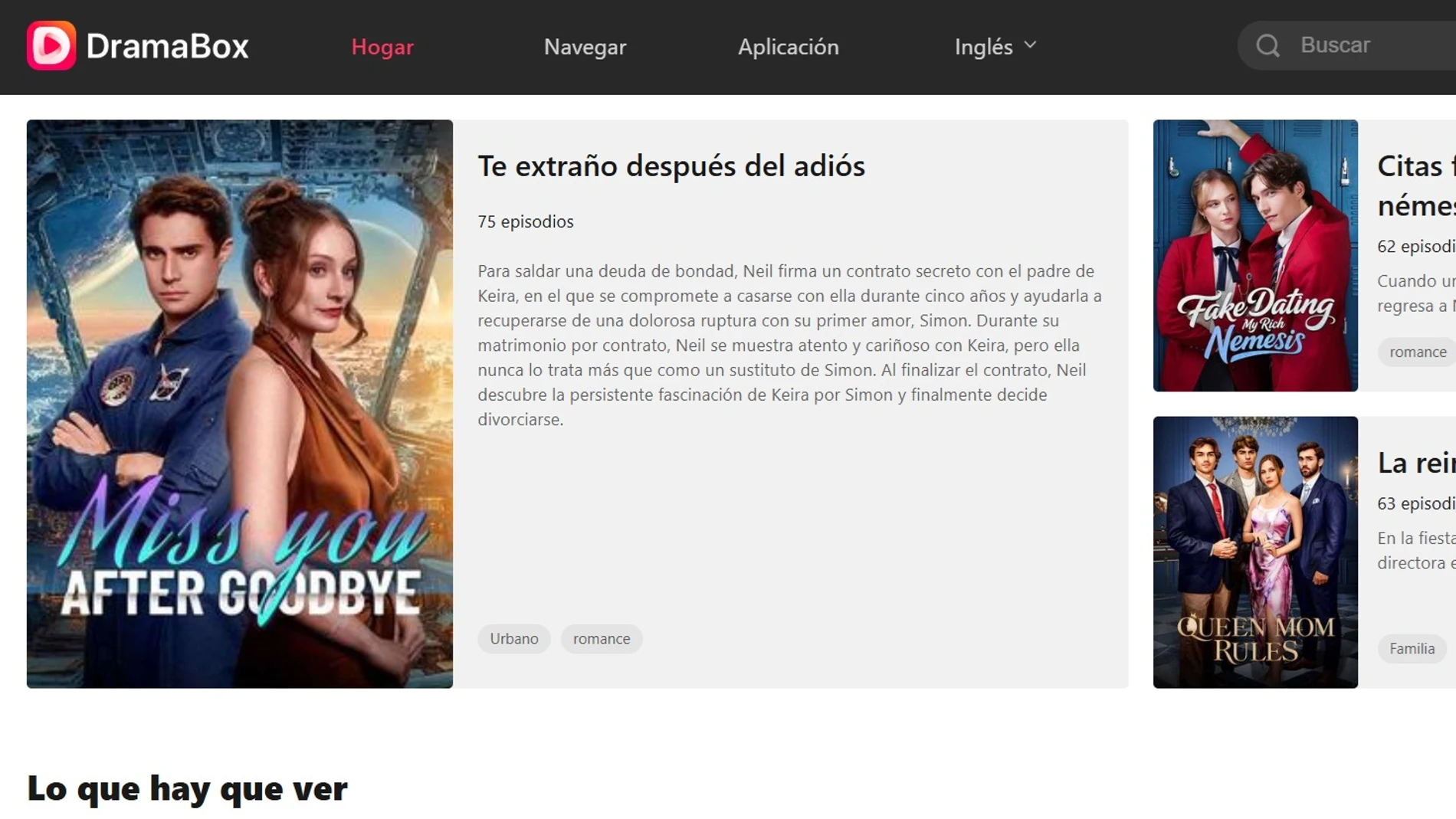 Entorno de Dramabox