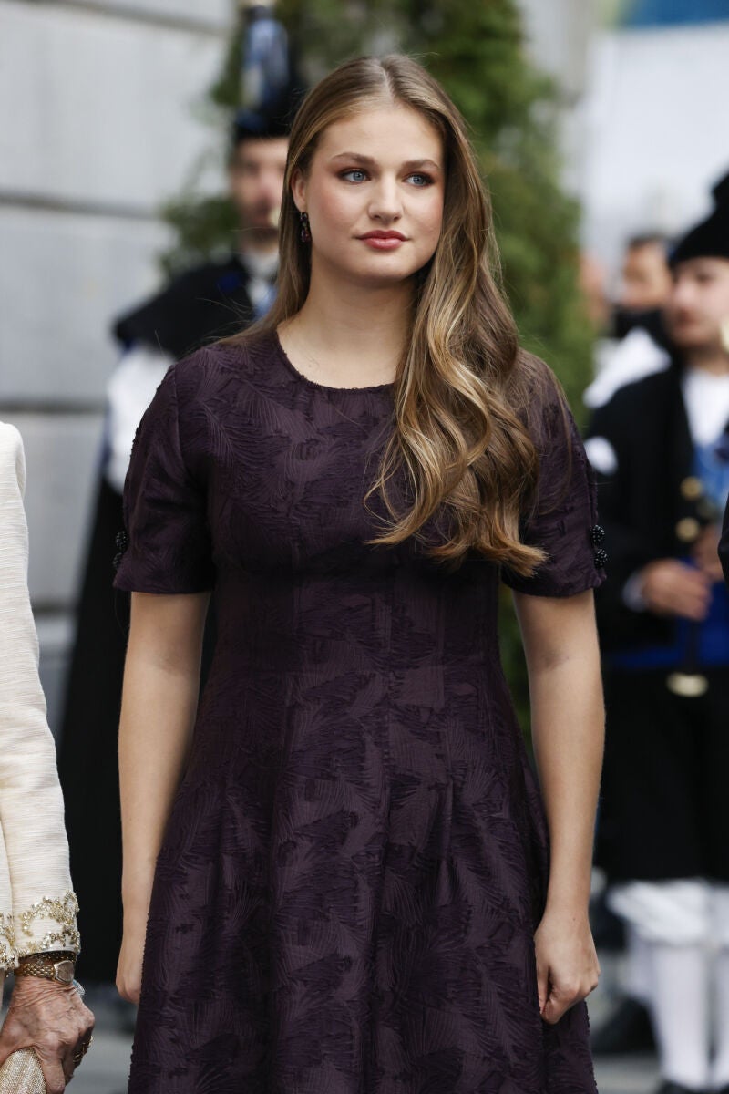 El look de la Princesa Leonor en Oviedo.