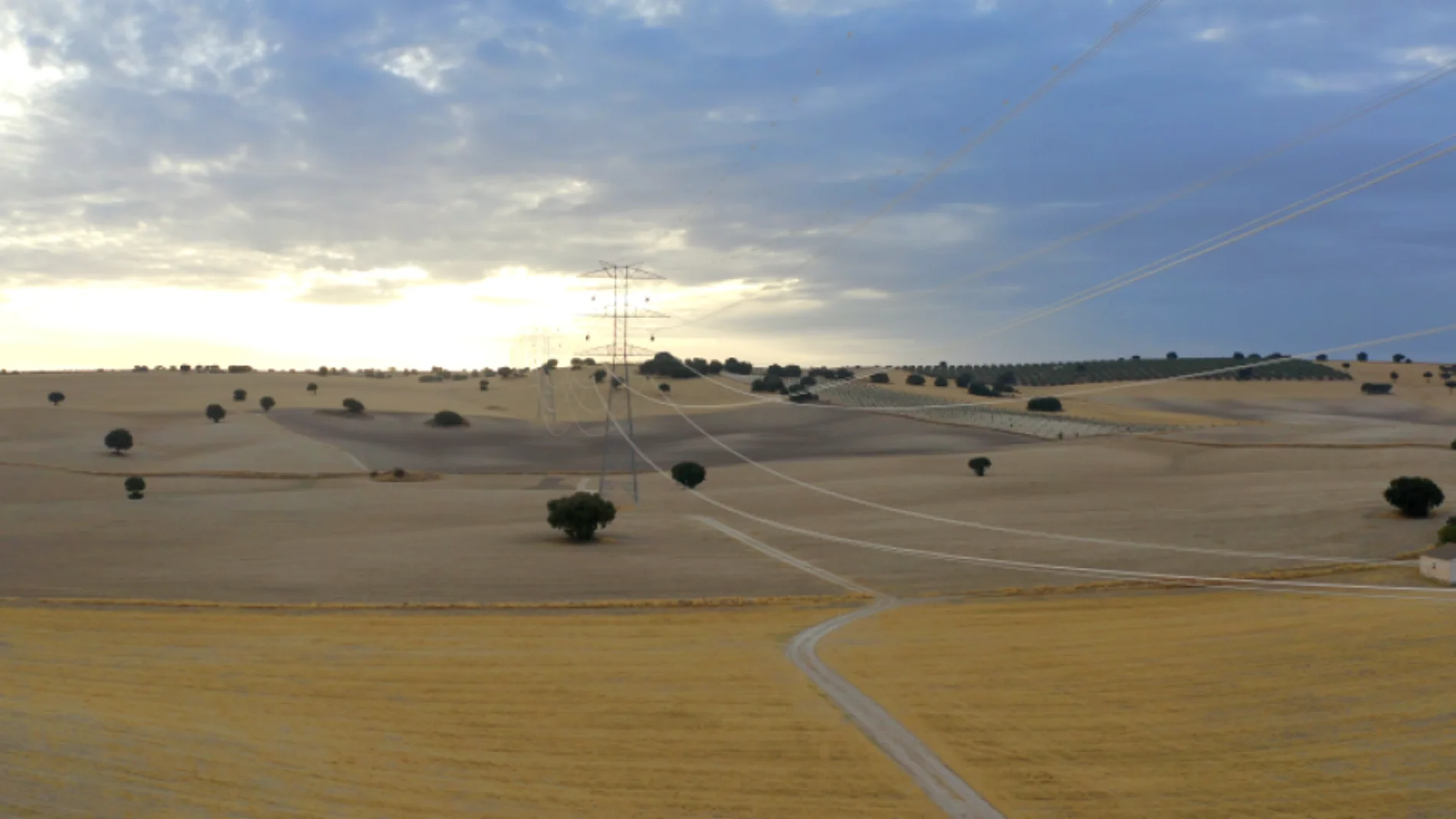 Tramo de línea de 400 kilovoltios entre Baza y Caparacena