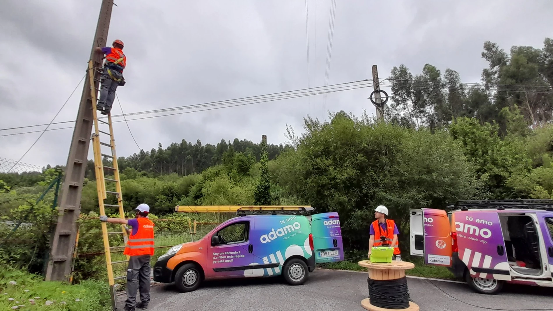 Despliegue fibra óptica de Adamo en la provincia de Salamanca